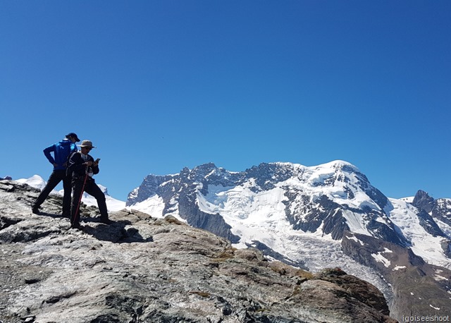 Hiking from Gornergrat to Rotenboden  