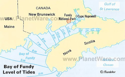 bay of fundy tide levels map