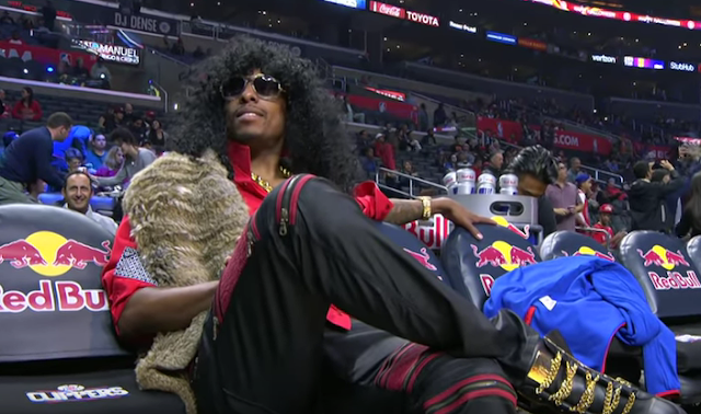 Paul Pierce dressed as Rick James