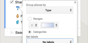 Label your data on Google My Maps