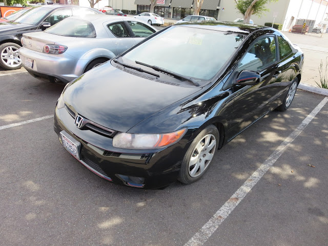 Honda Civic with new Single Stage Enamel paint from Almost Everything Auto Body.