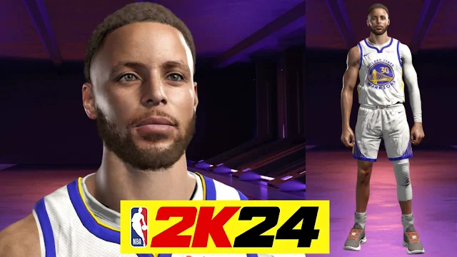 NBA 2K24 Stephen Curry Cyberface & Body Update