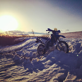 WR250R snow ride