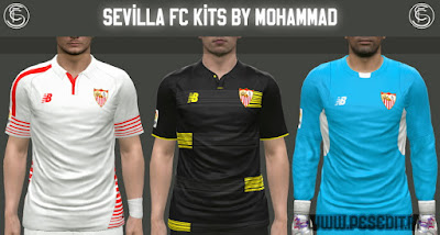 PES 2015 Sevilla FC 2015/16 Kits by MoHaMmAd