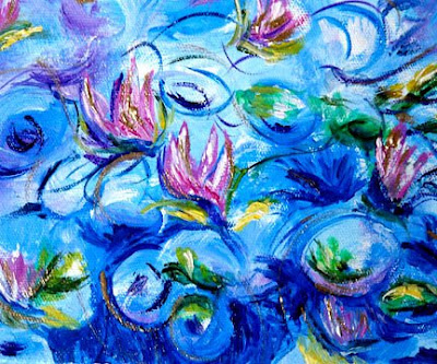 Water Lilies - After Monet - Close