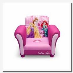 Pink princess chair for toddlers