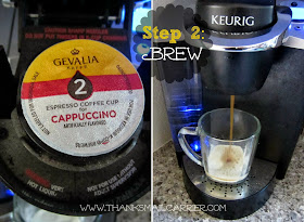 cappucino brewing