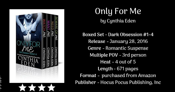 ONLY FOR ME by Cynthia Eden