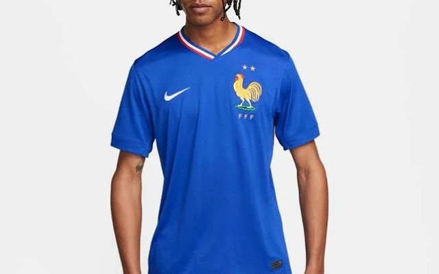Le maillot officiel de l'équipe de France