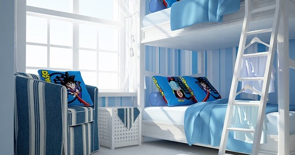  Kamar  Tidur dengan Desain Dinding Garis  Garis  Rancangan 