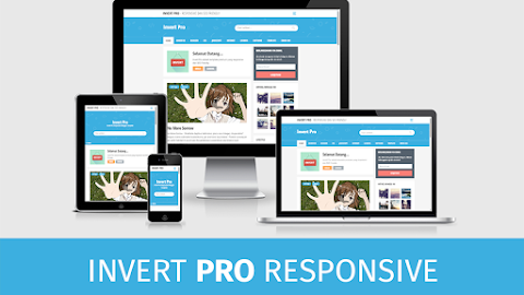 Invert Pro Premium Responsive Blogger Template