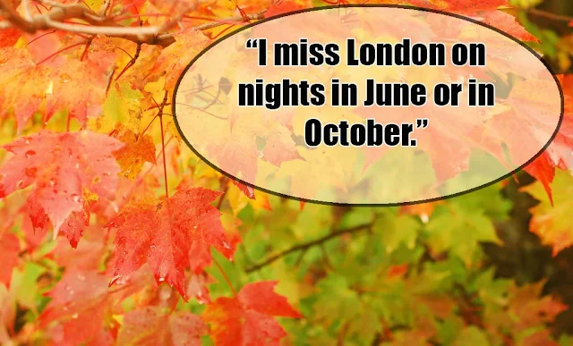 October Quotes to welcome the autumn