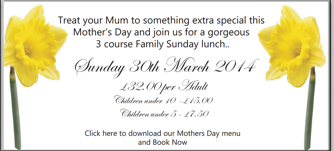 Mothers Day Lunch