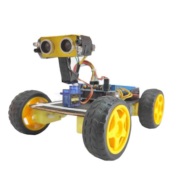 Human following robot using arduino and ultrasonic sensor