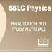 SSLC PHYSICS FINAL TOUCH 2021- STUDY MATERIALS