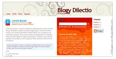 Dilectio Template For Blog