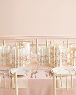 You guest will flip over these adorable paper centerpiece luminaries 