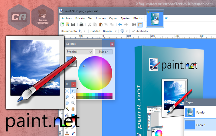 paint.net - Editor de imágenes gratuito intermedio entre Paint y Photoshop