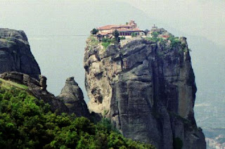 Amazing Meteora monastery in Greece