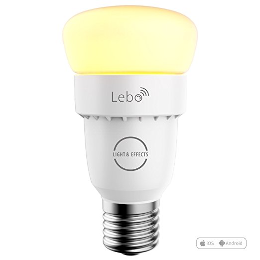 LIGHT & EFFECTS Lebo Smart Led Bulb with Wifi Range Extender 