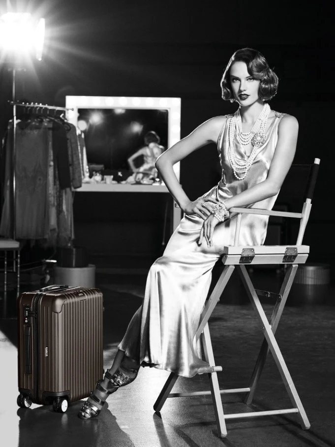 Alessandra Ambrosio is retro chic for the Rimowa Luggage Summer Lookbook 2015