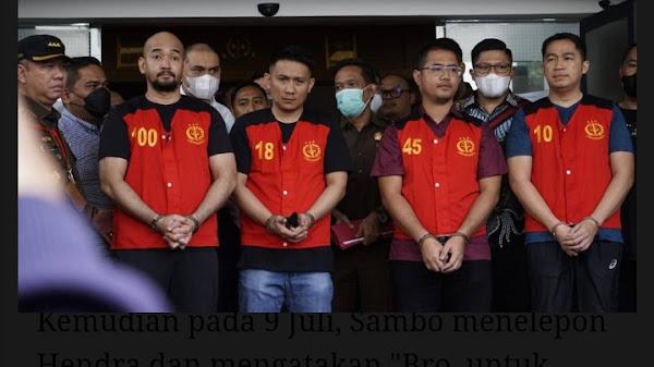 Inilah Peran 6 Orang Kaki Tangan Sambo