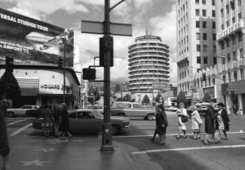 Capitol Records Building Hollywood Blvd