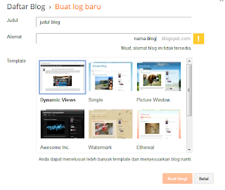 Cara Membuat Blog di Blogger Gratis dan Mudah