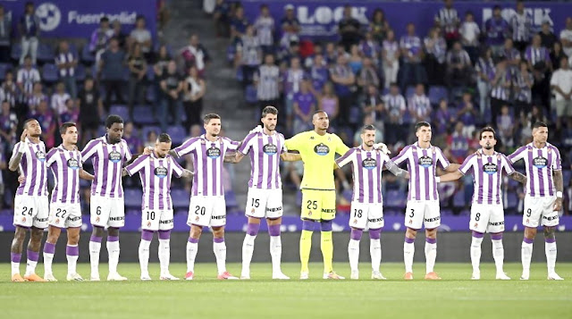 REAL VALLADOLID C. F. Temporada 2023-24. Robert Kenedy, Lucas Rosa, Boyomo, Iván Sánchez, Stanko Jurić, Gustavo Henrique, John Victor, Sergio Escudero, David Torres, Monchu, Marcos André. REAL VALLADOLID C. F. 1 🆚 ELCHE C. F. 1 Domingo 10/09/2023, 21:00 horas. Campeonato de Liga de 2ª División, LaLiga Hypermotion, jornada 5. Valladolid, estadio Municipal José Zorrilla: 16.768 espectadores. GOLES: ⚽1-0: 35’, Gustavo Henrique. ⚽1-1: 53’, Sergio León.