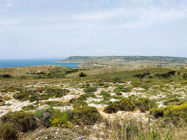 panorama sentiero costiero Malta