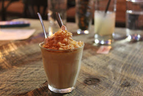 Butterscotch pudding at La Brasa, Somerville, Mass.