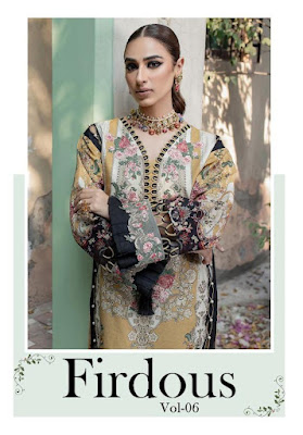 SHRADDHA DESIGNER FIRDOUS VOL 6 Pakistani Suits