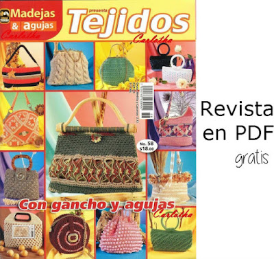 Revista de tejidos: 21 patrones de bolsos tejidos