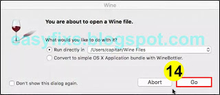 How to open the Service Tool on macOS X - 11