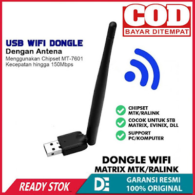 Harga Matrix Wifi Dongle Usb MT7601 untuk Set Top Box DVBT2 cara setting wifi matrix apple dvb t2