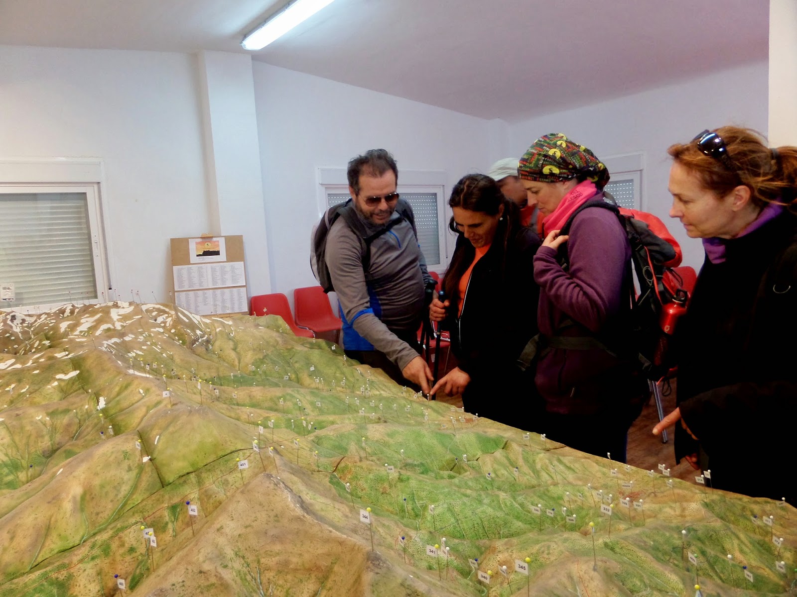 Maqueta Lanteira. Pepita Estévez Maqueta Sierra Nevada, Lanteira