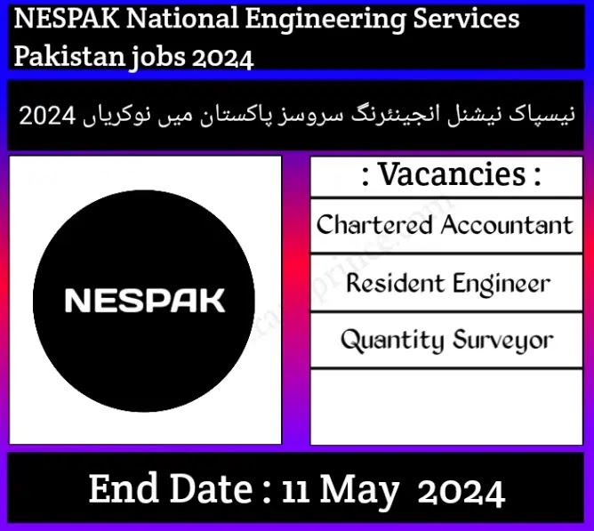 NESPAK National Engineering Services Pakistan jobs 2024