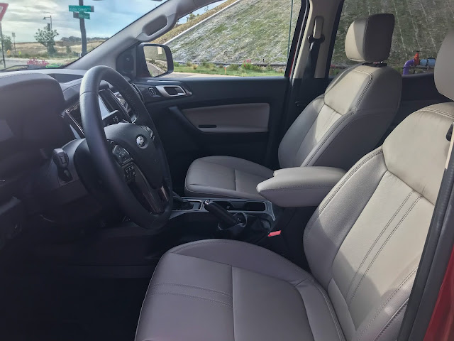 Front seats in 2020 Ford Ranger Supercrew 4X4 Lariat