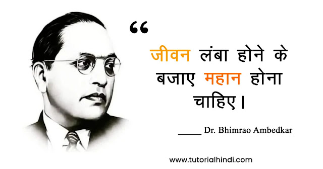 Dr. br ambedkar quotes in hindi