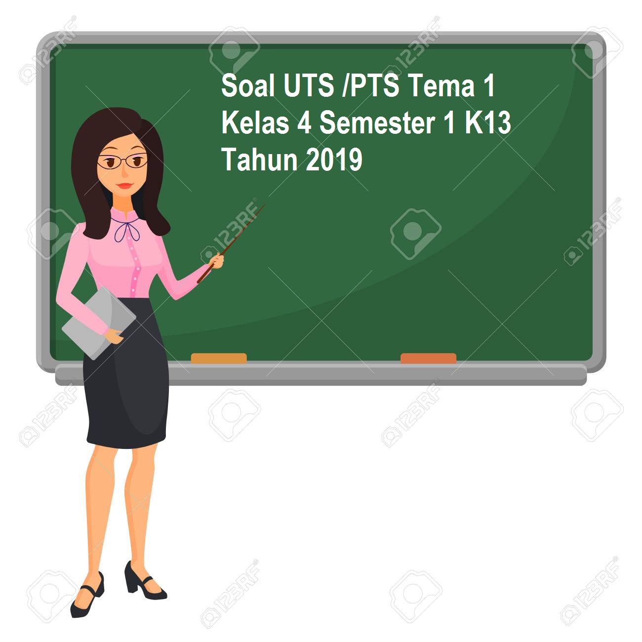 Soal UTS /PTS Tema 1 Kelas 4 Semester 1 K13 Tahun 2019  VannSmart