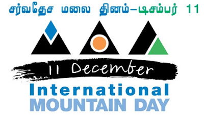 International Mountain Day December 11, 2018 - Theme and Notes 