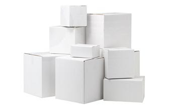 Different Customized Size of Cube Shape White Packaging Boxes