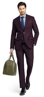 Hayward Flannel Burgundy Suit - Indochino