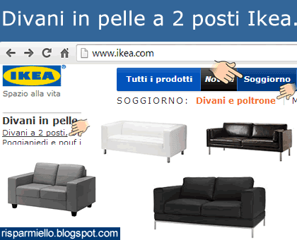 divani due posti ikea