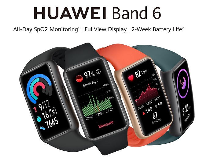 Huawei Band 6 With SpO2 Monitoring 2021