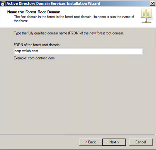 Windows AD Install