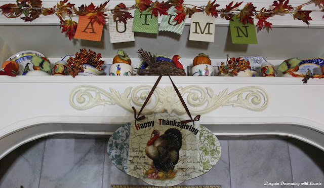 Thanksgiving Decor-Bargain Decorating with Laurie