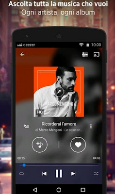 APP DEEZER MUSIC PER ANDROID - ASCOLTA GRATIS TUTTA LA MUSICA CHE VUOI