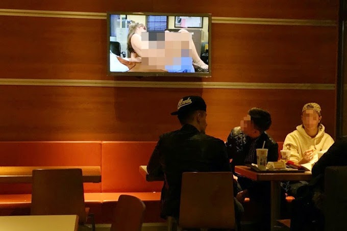 Bila Pelanggan Terkejut Disajikan Filem Biru di McDonalds 