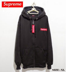  Jaket Distro Supreme full black 